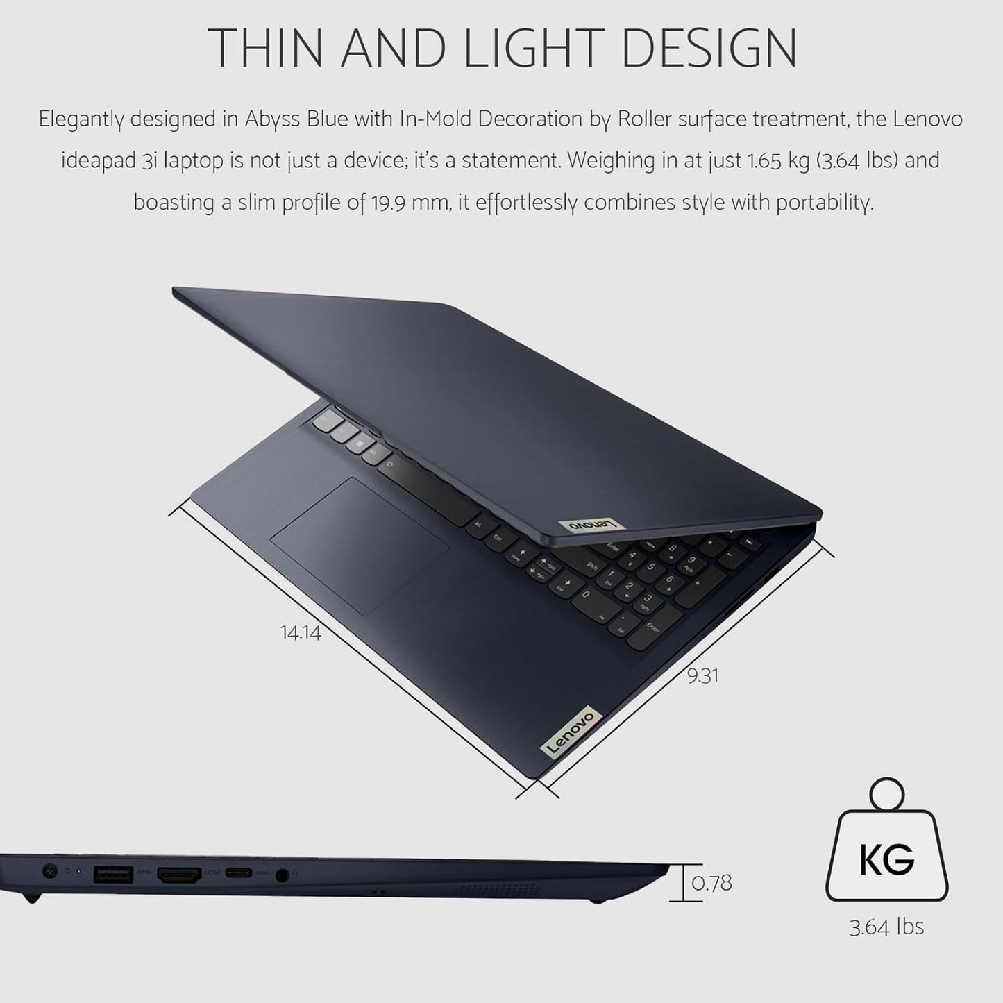 Lenovo IdeaPad 3 15" FHD Touchscreen Laptop i5 24GB RAM 1.5TB SSD