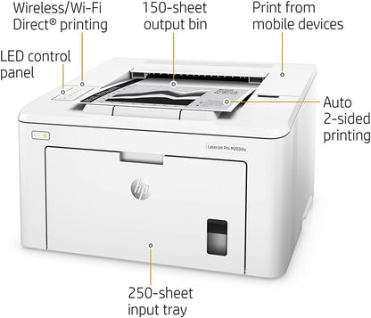 HP G3Q47A#BGJ LaserJet Pro M203dw Wireless Printer Renewed