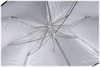 Westcott 2011 Optical White Satin Collapsible Umbrella