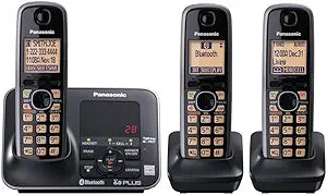 Panasonic KX-TG7623B DECT 6.0 Bluetooth Link-to-Cell Cordless Phone