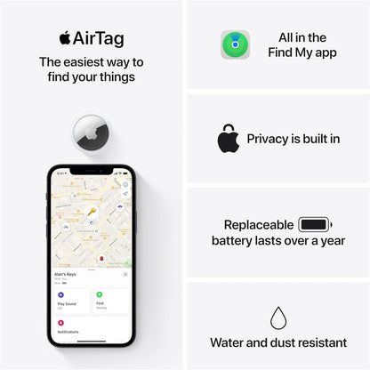 Apple MX542LL/A AirTag 4 Pack Tracker