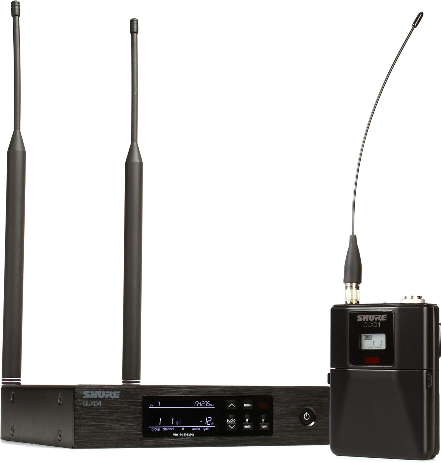 Shure QLXD14-V50 Wireless Guitar/Bass System WA305 Cable