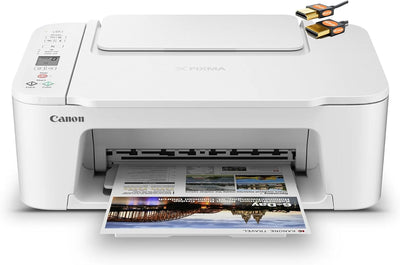 Canon PIXMA TS3722 Wireless Inkjet Printer with HDMI Cable