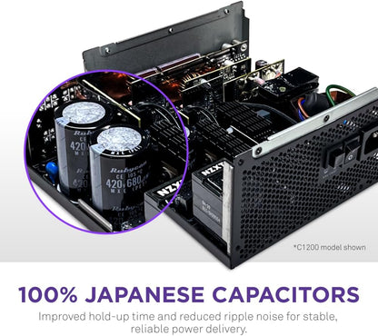 NZXT PA-8G2BB-US C850 Gold ATX 3.1 Fully Modular PSU 850W