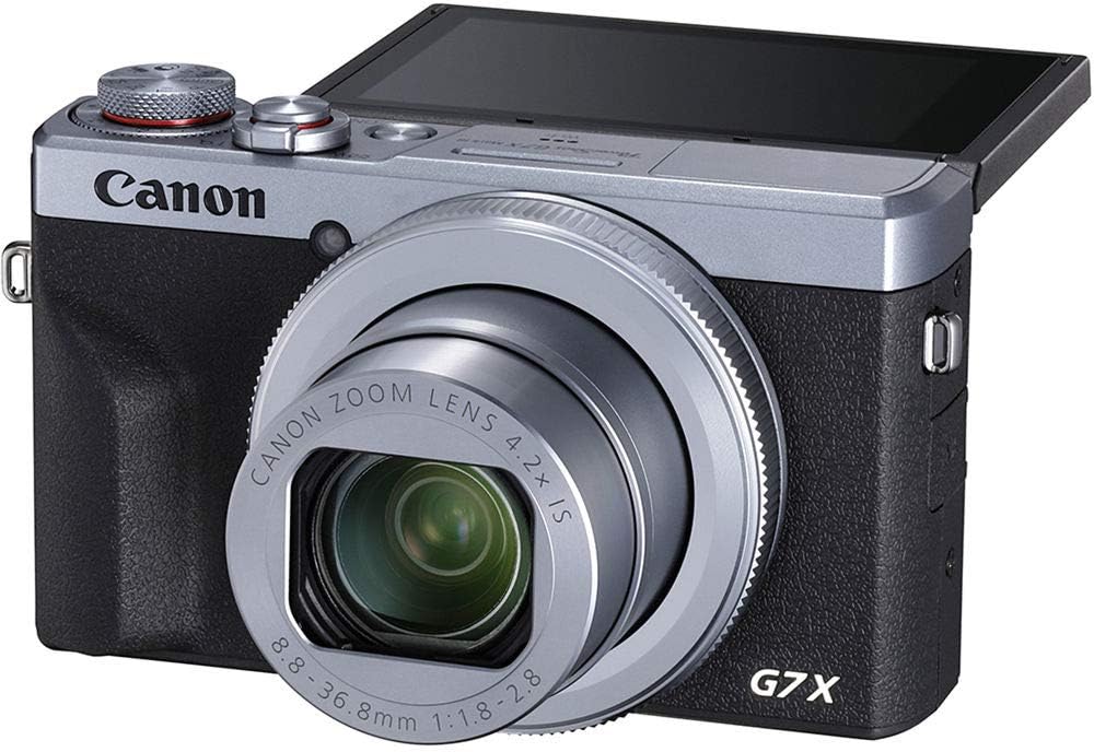 Canon 3638C001 PowerShot G7 X Mark III Silver Kit