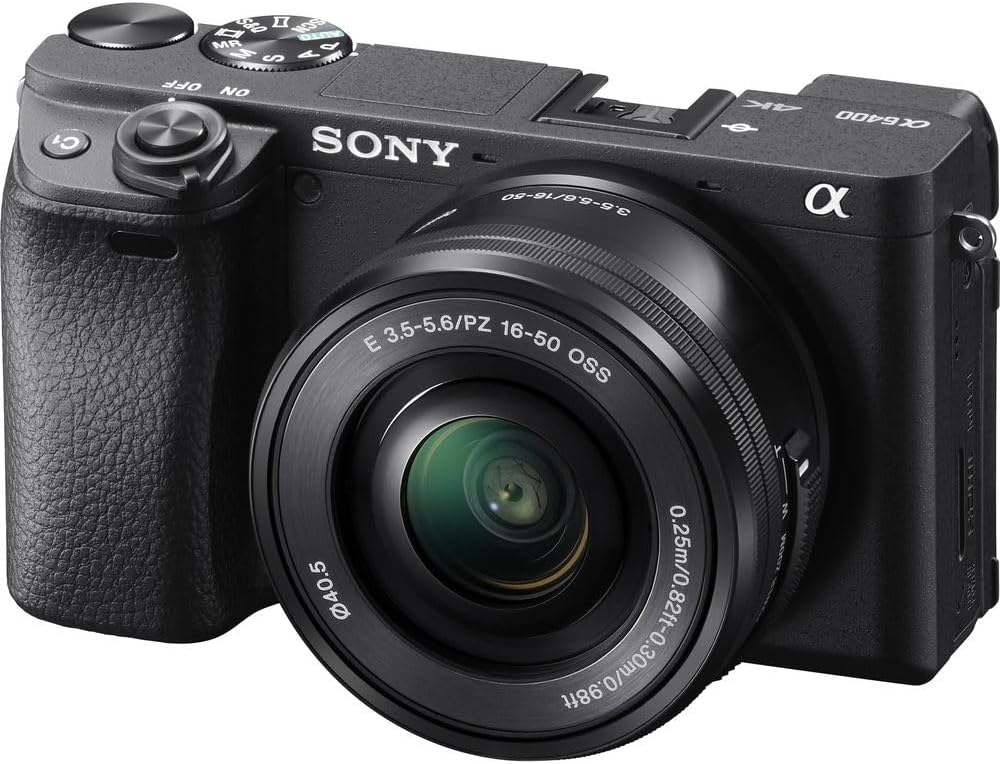Sony ILCE-6400L/B a6400 16-50mm Lens Bundle