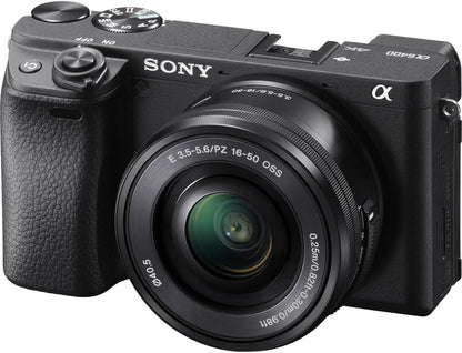 Sony ILCE-6400L/B a6400 16-50mm Lens Bundle