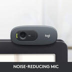 Logitech 960-000694 C270 HD Webcam - Black