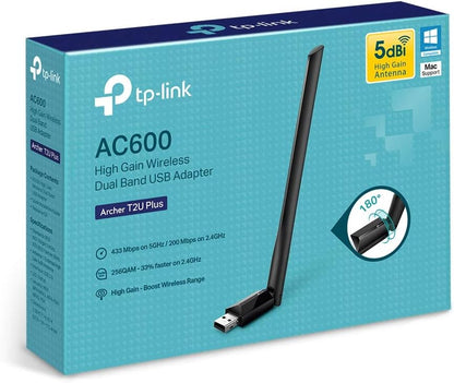 TP-Link Archer T2U plus AC600 USB WiFi Adapter