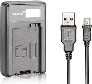 Neewer LP-E8 USB Battery Charger Canon Rebel — main product image