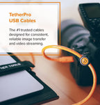 Tether Tools CUC15RT USB-C Right-Angle Tethering Cable