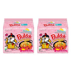 Samyang Buldak Spicy Ramen - Korean Hot Chicken Noodle, Carbonara, 10-Pack