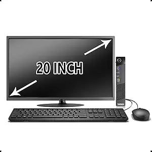 Lenovo ThinkCentre M73 Tiny i3 8GB 256GB SSD Desktop Bundle (Renewed)