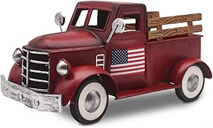 AOC Vintage Red Truck Farmhouse Decor