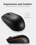 Lenovo 300 Wireless Mouse Black GX30K79402