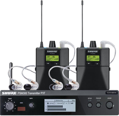 Shure PSM 300 Twin Pack Wireless In-Ear Monitor