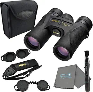 Nikon 16001 Prostaff 7S 10x30 Binoculars Bundle