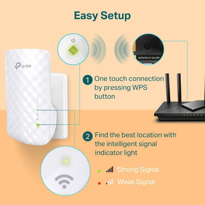 TP-Link RE220 WiFi Extender - Dual Band, 1200 Sq.ft Coverage