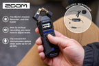 Zoom ZH1E Handy Recorder Bundle Lavalier Mic