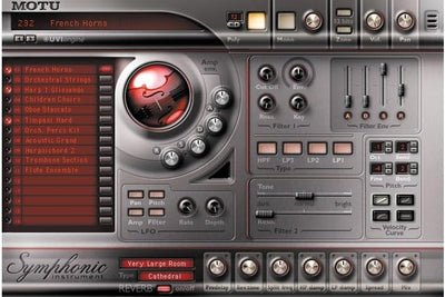 MOTU SYMPHONIC INSTRUMENT Virtual Software Instrument