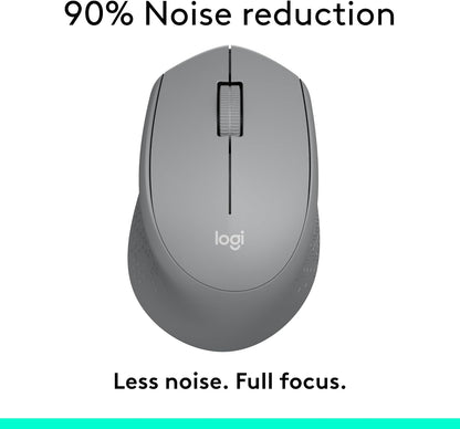 Logitech 910-004908 M330 SILENT Wireless Mouse (Grey)
