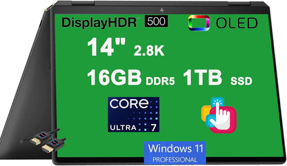 HP Intel Mobile CPU Spectre x360 14" OLED Touch Laptop