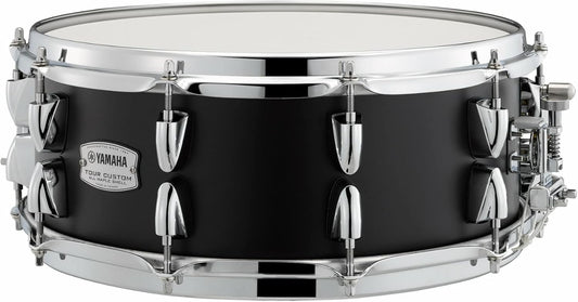 Yamaha TMS-1455LCS Tour Custom 14" Snare Drum Licorice Satin