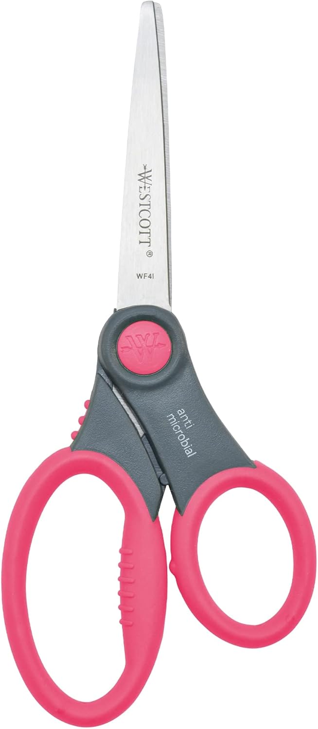 Westcott 14609-030: Soft Handle Student Scissors, 7-Inch