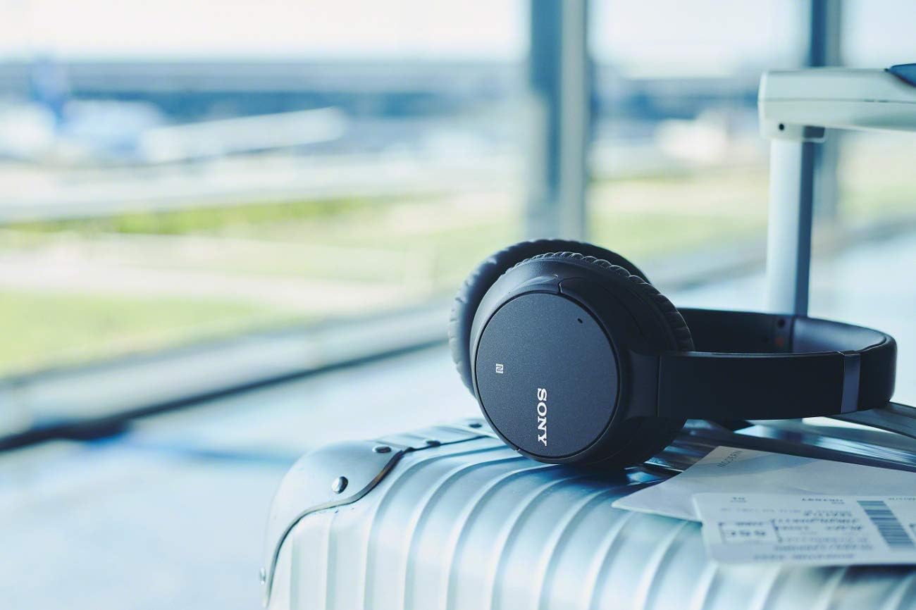 Sony WHCH700N/B Noise Cancelling Bluetooth Headphones - Black