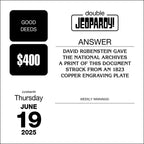 Sony Jeopardy! 2025 Day-to-Day Calendar