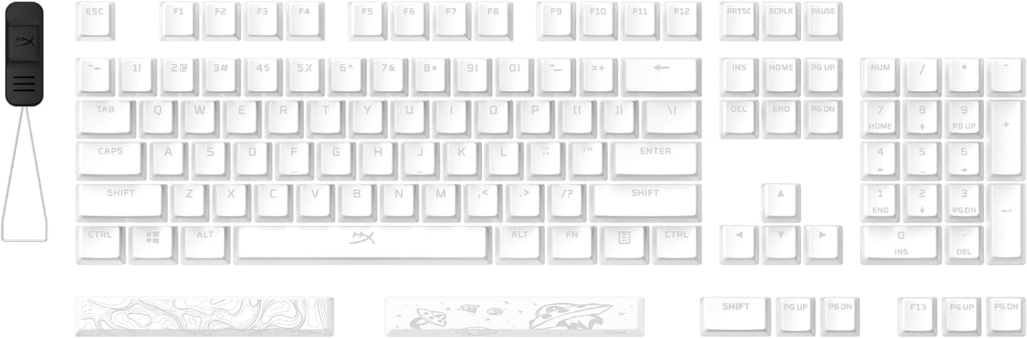 HyperX 7G8K2AA#ABA White Pudding Keycap Set