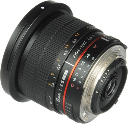 Rokinon HD8M-N 8mm f/3.5 HD Fisheye Lens