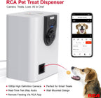 RCA PF147WH Smart Camera Treat Dispenser WiFi Pet