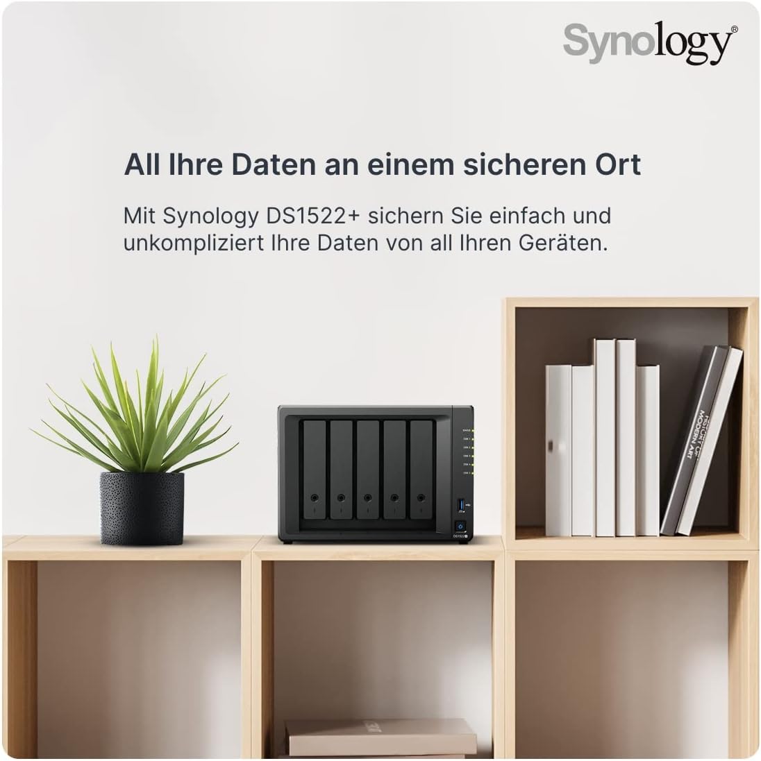 Synology DS1522+ 5-Bay NAS Solution 8GB RAM