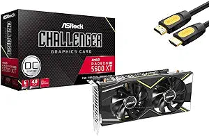 ASRock Challenger D Radeon RX 5600 XT OC 6GB Graphics Card