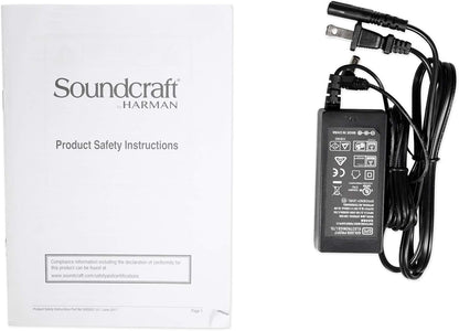 Soundcraft Notepad-12FX Mixer + Rockville Headphones Bundle