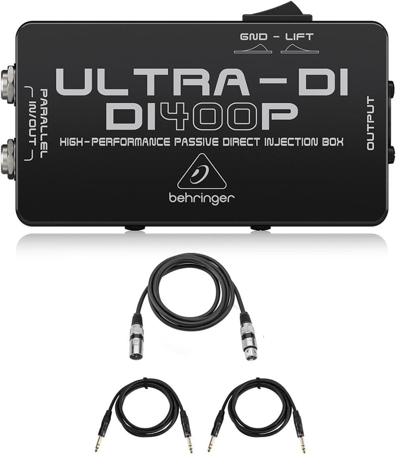 Behringer ULTRA-DI DI400P Passive Direct Injection Box — main product image