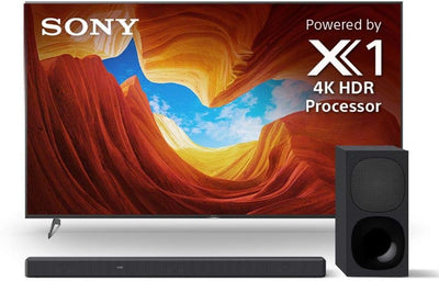 Sony X900H 75" 4K TV with HT-G700 Dolby Atmos Soundbar