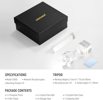 Neewer CY002 Photography Prism Set with Tripod