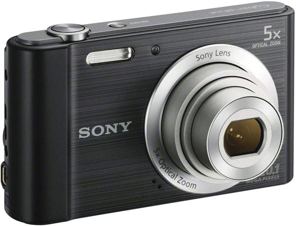 Sony DSCW800/B 20.1MP Digital Camera Black Renewed