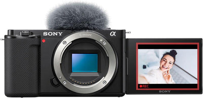 Sony ZV-E10 Alpha Mirrorless Vlogging Camera - Black (Renewed)