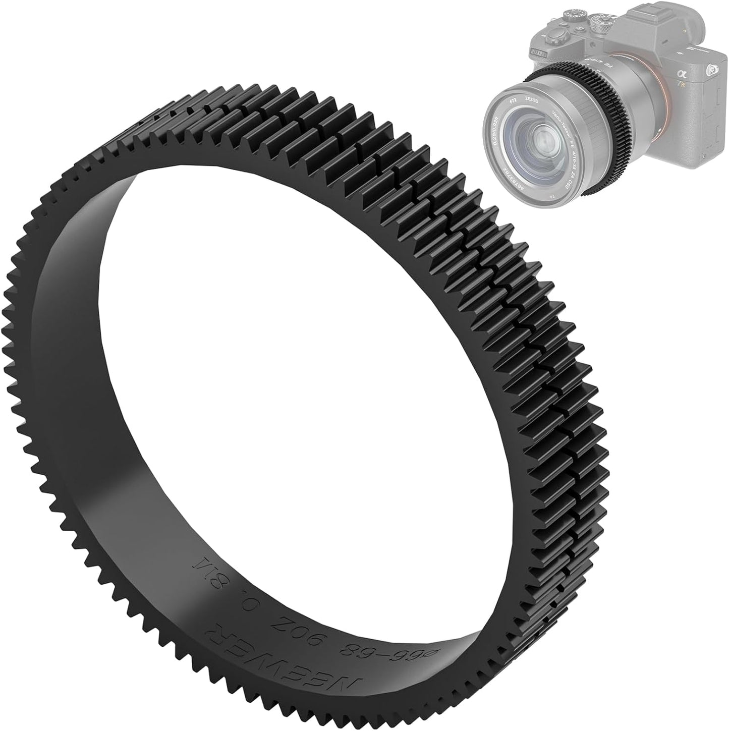 Neewer PG008 0.8 MOD Follow Focus Gear Ring 66-68mm Lens