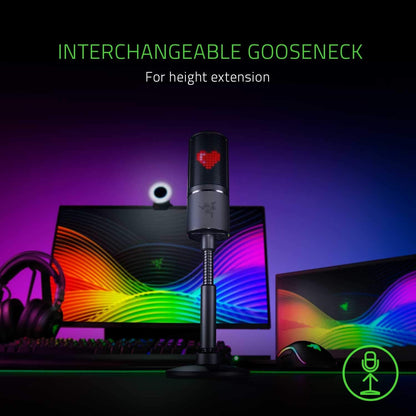Razer Seiren Emote Streaming Microphone Interactive Renewed