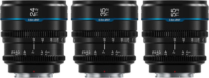 Sirui SP-231456 Night Walker T1.2 Cine Lens Set E-Mount