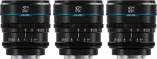 Sirui SP-231456 Night Walker T1.2 Cine Lens Set E-Mount