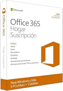 Microsoft 6GQ-00842 Office 365 Home 1-Year Subscription