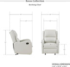 Lexicon 194840244790 Taupe Glider Recliner Chair