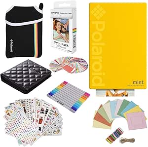 Polaroid Mint AMZPOLMP02K3Y Pocket Printer Bundle