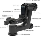 Sirui PH-10 Carbon Fiber Gimbal Head Lightweight
