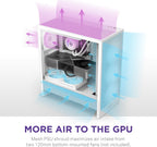 NZXT CC-H52FW-01 H5 Flow 2024 White ATX Mid-Tower Case